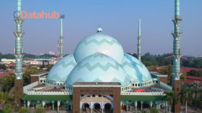 11. Tempat Wisata Religi Masjid Agung Al Azhom Tangerang