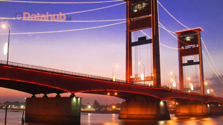 3. Jembatan Ampera Sebagai Ikon Kota Palembang