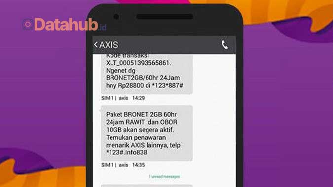 Cara Cek Kuota Internet Axis via SMS