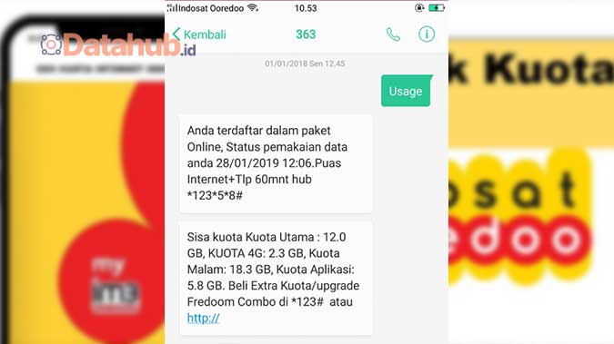 Cara Cek Kuota Internet Indosat