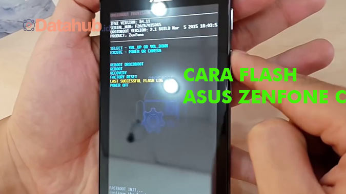 Cara Flash Asus Zenfone C