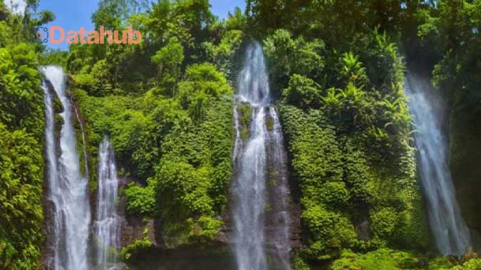 Keindahan Air Terjun Sekumpul di Bali Utara