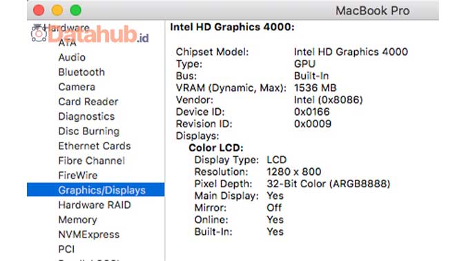 Melihat Detail Spesifikasi Laptop pada MacOS
