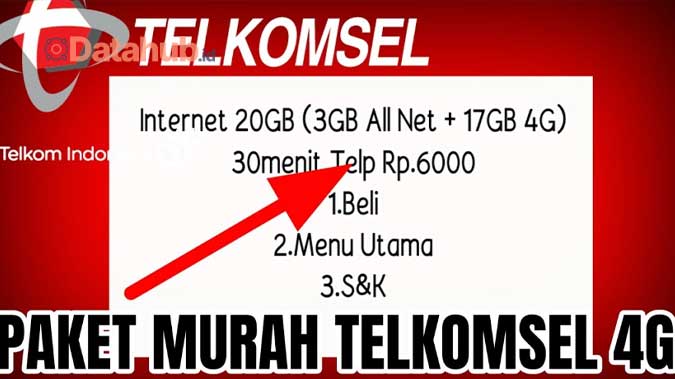 Pilihan Paket Telkomsel 4G yang Tersedia