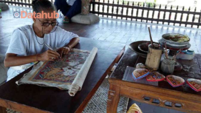 Tempat Wisata Desa Seni Lukis Khas Bali Lama Klungkung