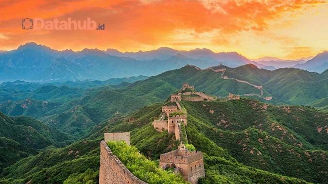 wisata tembok china