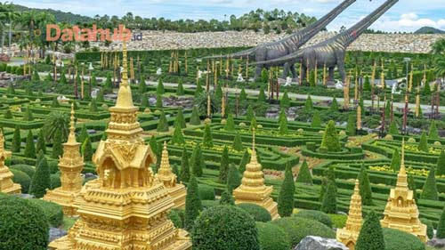 12. Menjelajahi Kebun Raya Nong Nooch di Pattaya