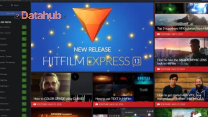 4. Aplikasi Edit Video PC HitFilm Express