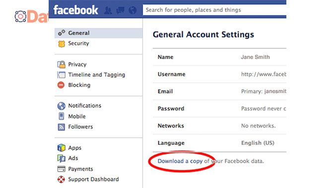 Backup Data Facebook Sebelum Menghapus Akun Permanen