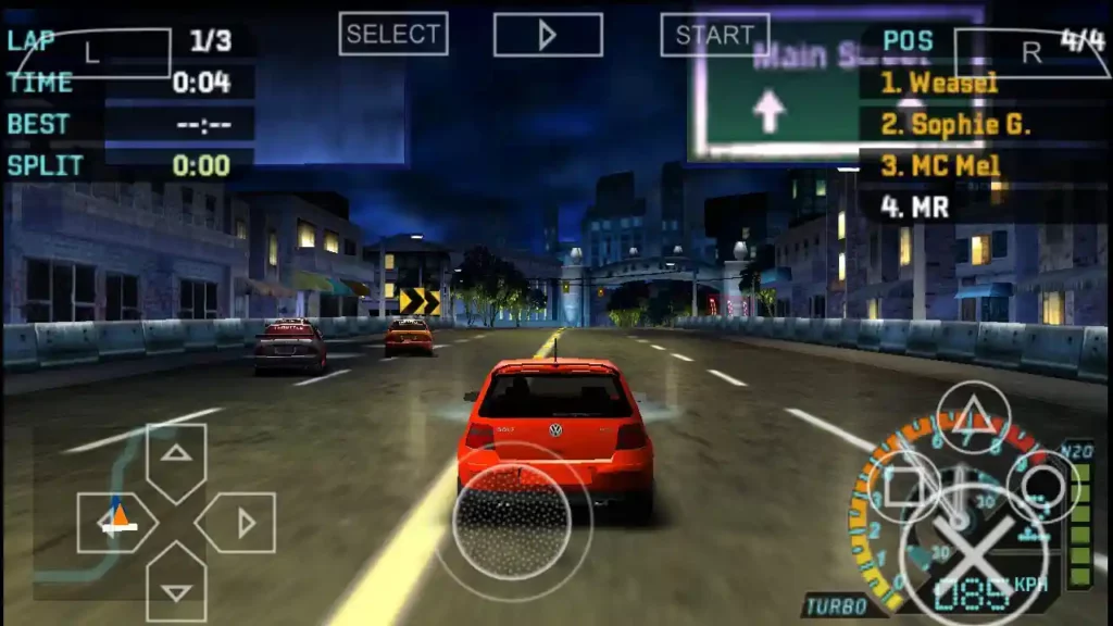 Game PPSSPP Ukuran Kecil Need for Speed Most Wanted