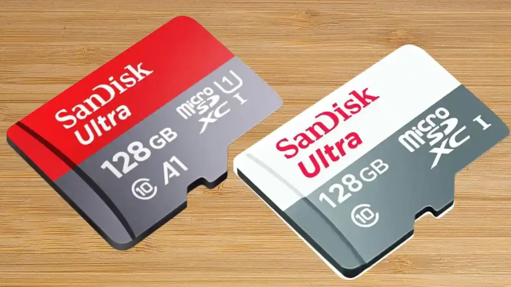 Perbedaan Micro SD Sandisk Merah dan Putih